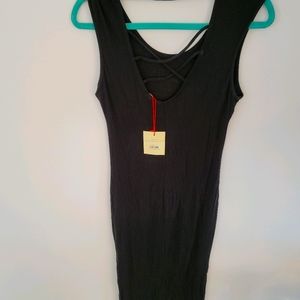 Black summer dress size medium